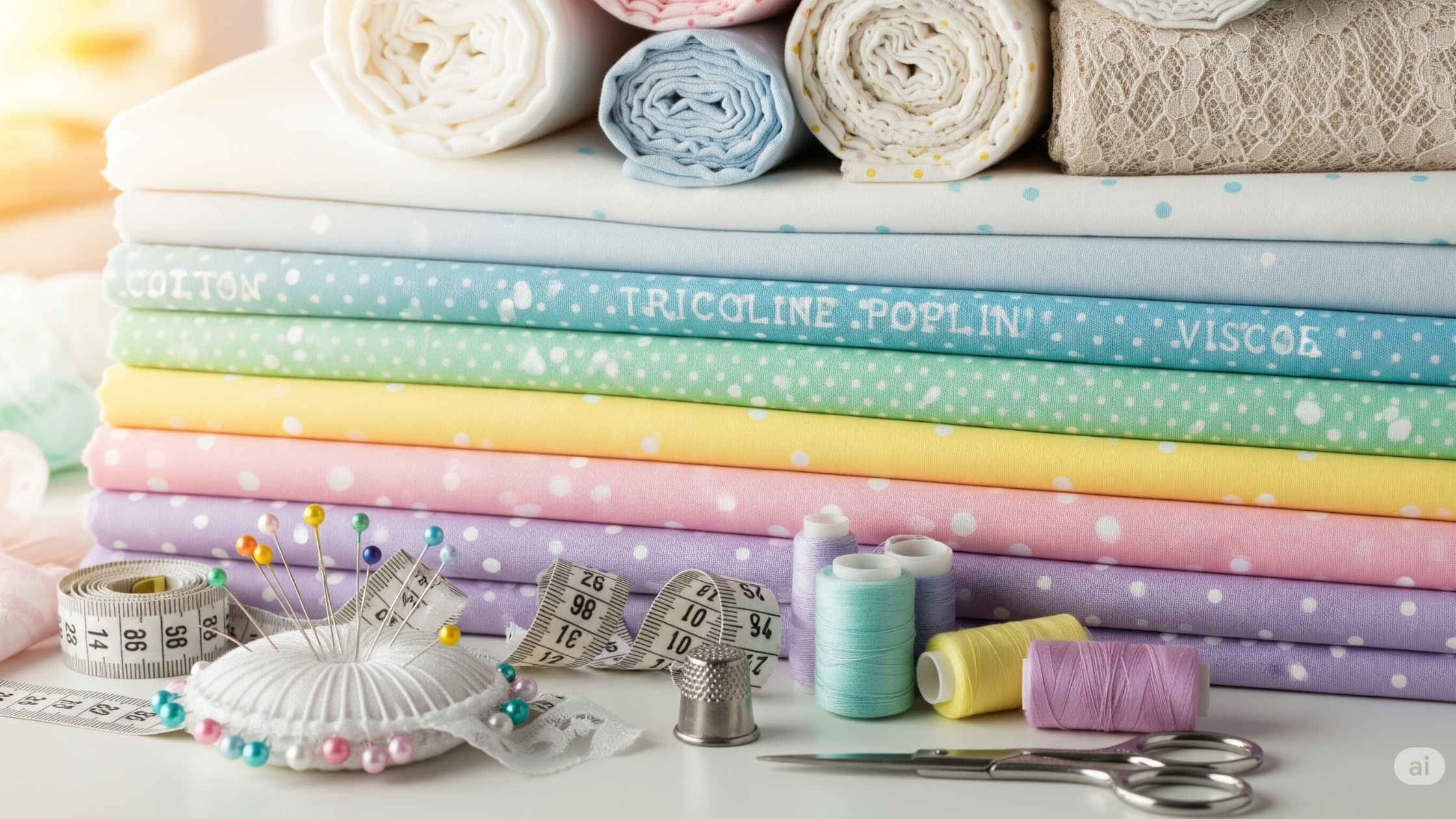 Tecidos ideais para vestidos baby