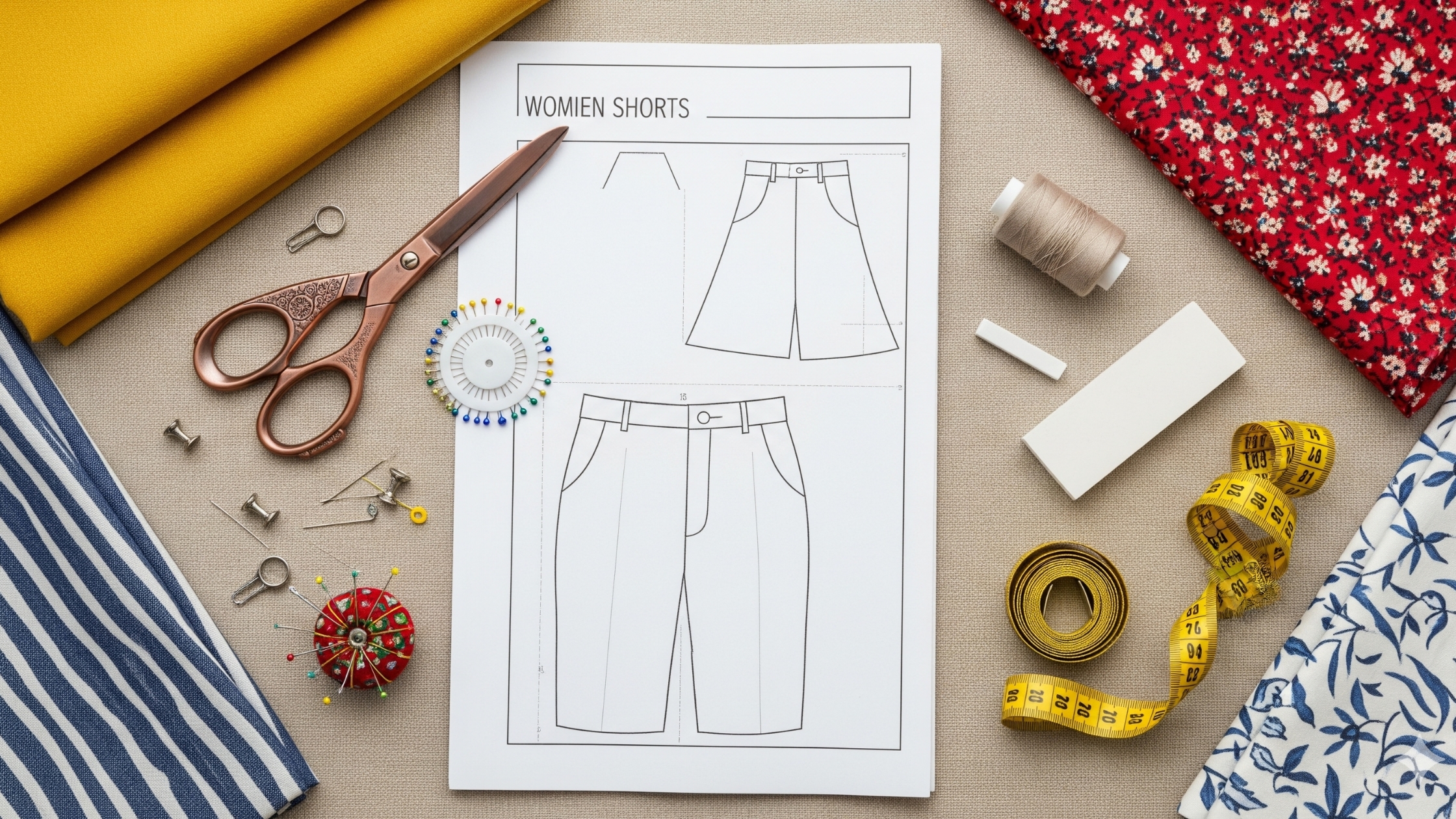 5 Modelos de Shorts Femininos para Costurar em Casa (1)