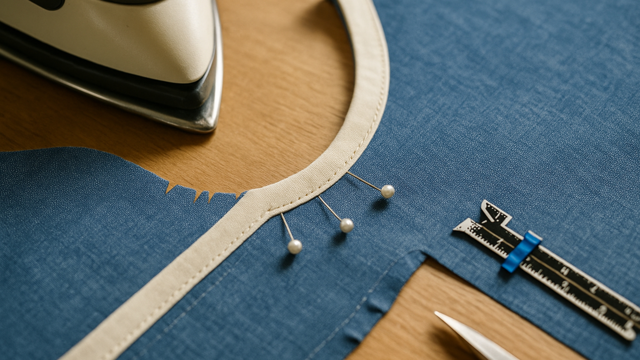 Acabamento com viés (passo a passo)