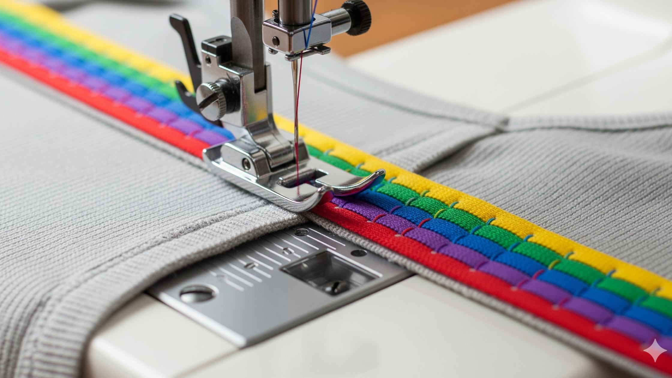 Acabamento com viés pronto