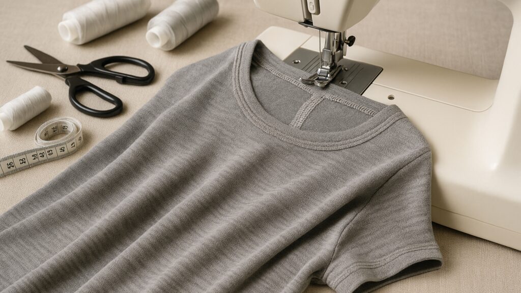 Acabamentos Profissionais para Roupas em Malha