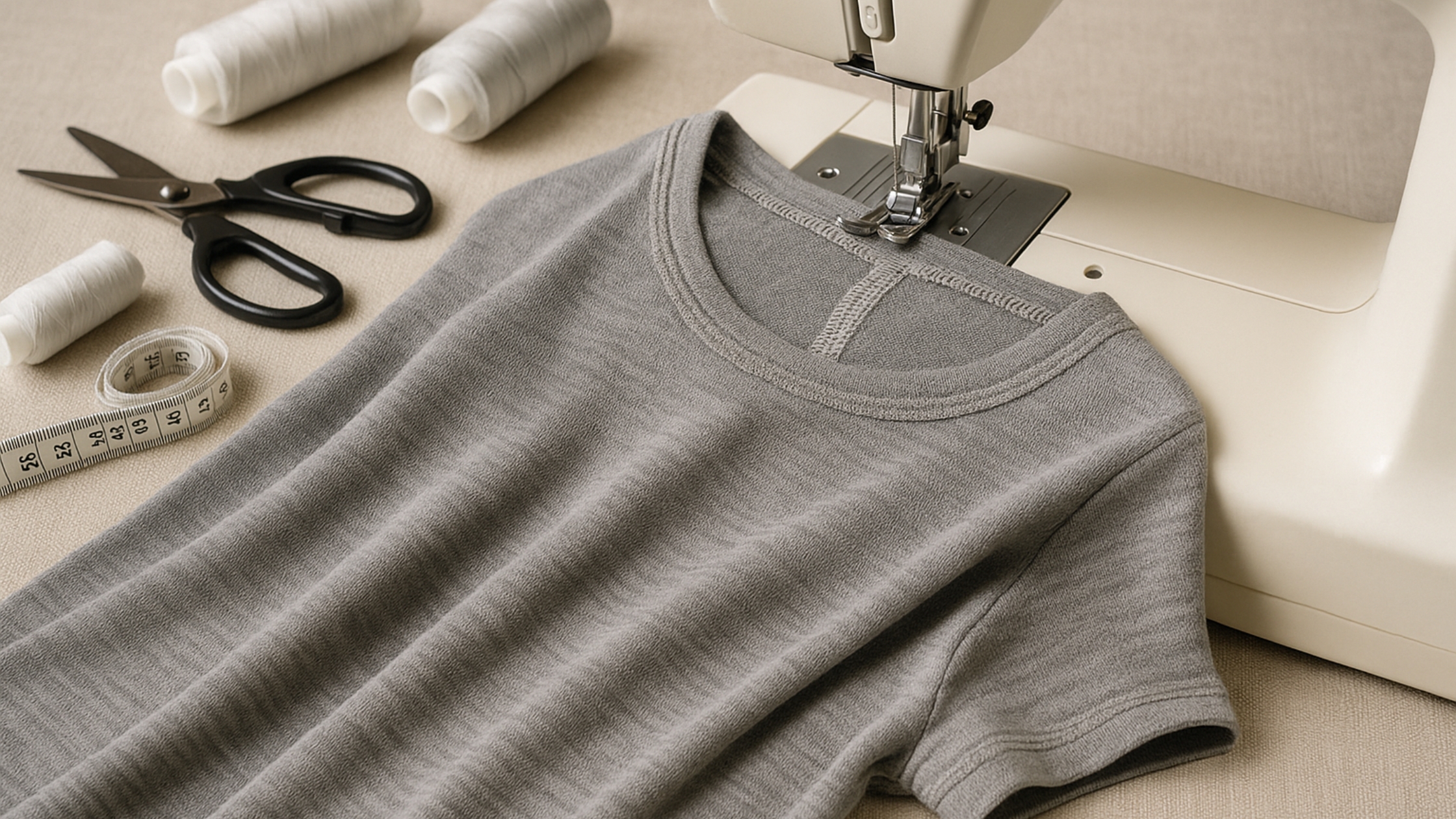 Acabamentos Profissionais para Roupas em Malha