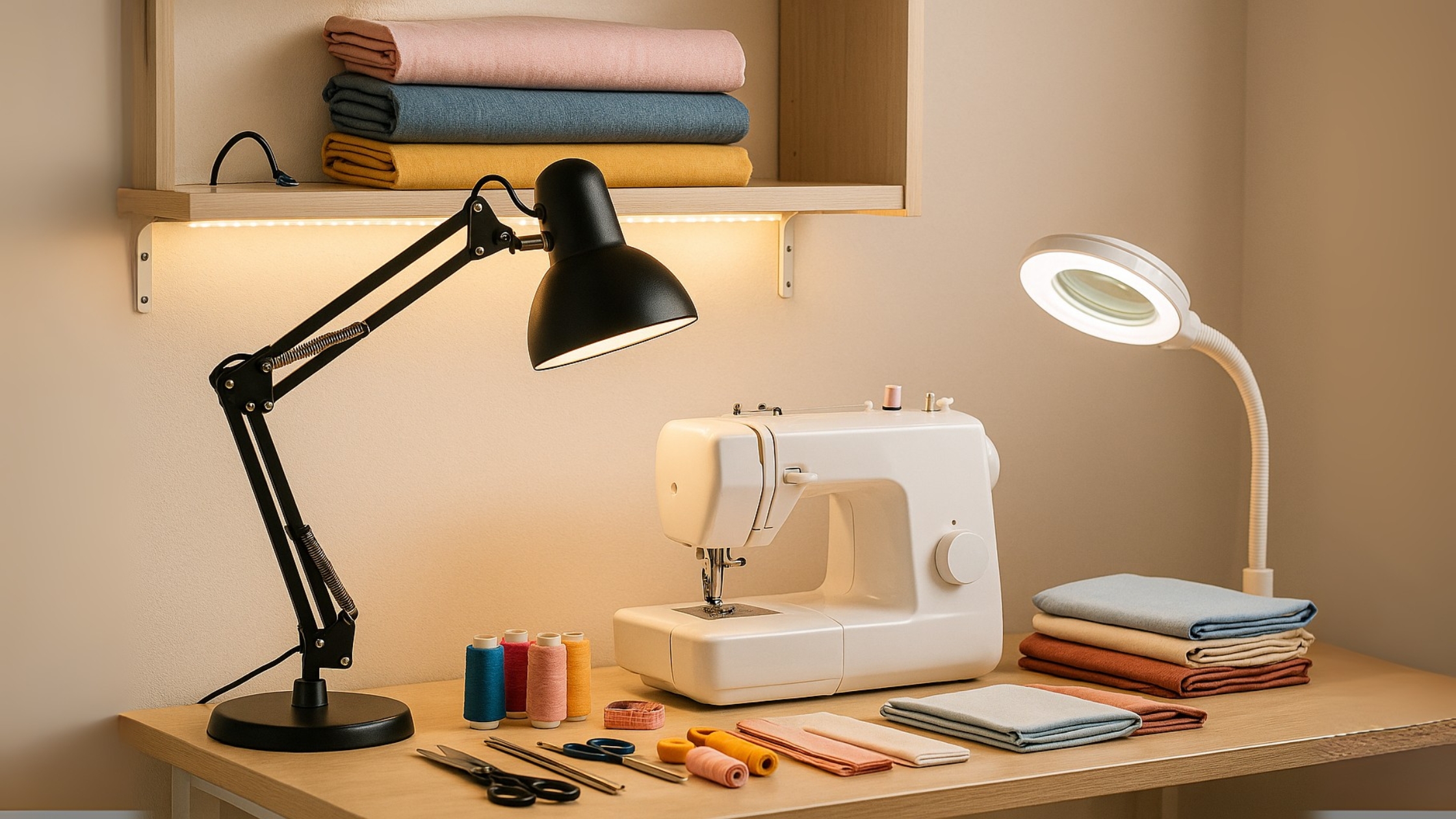 Acessórios que fazem a diferença na iluminação do ateliê