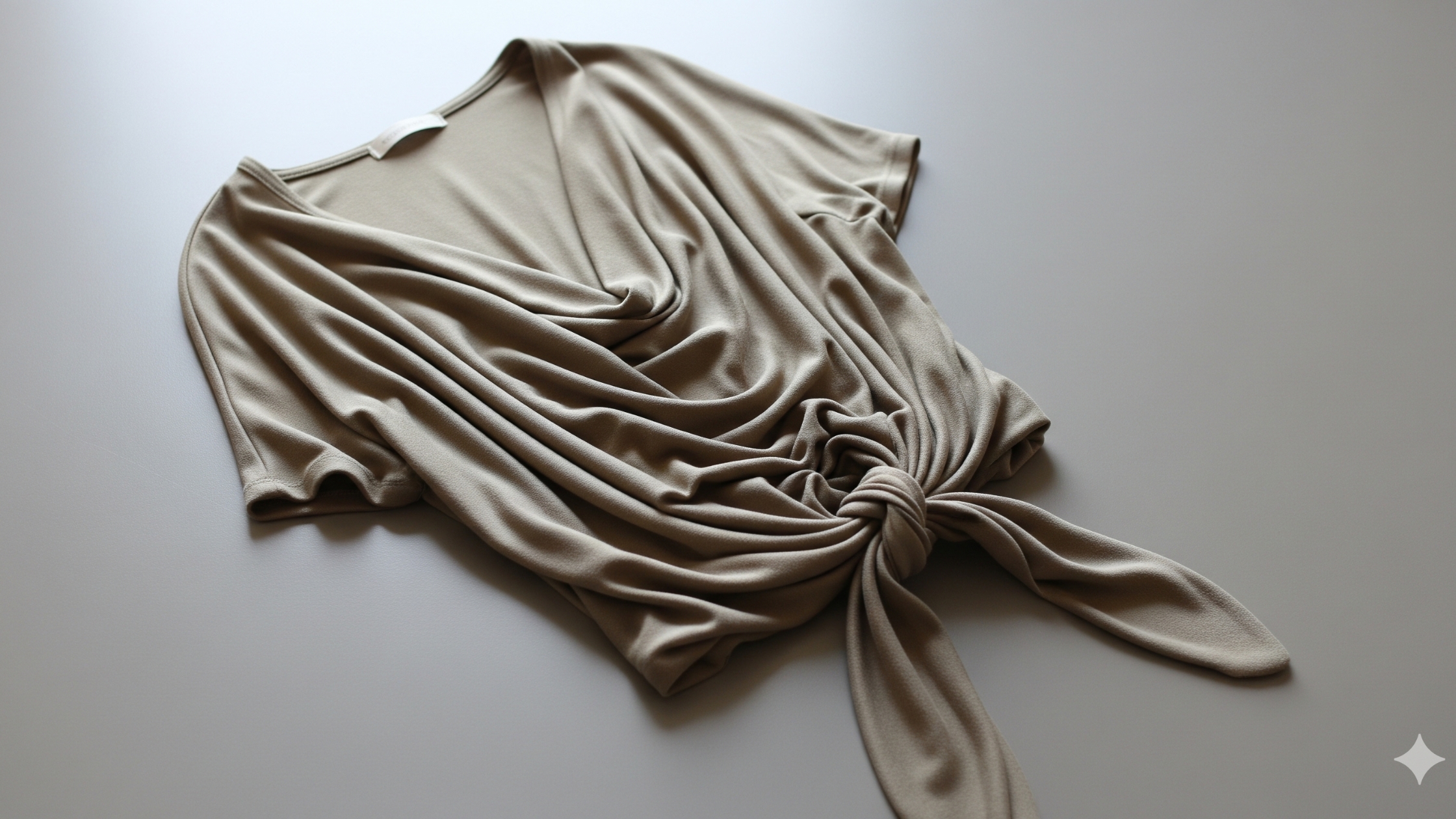 Blusa sem costura (amarrada)