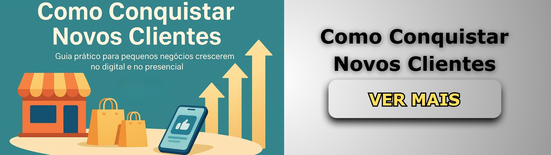 Como Conquistar Novos Clientes Banner de Vendas