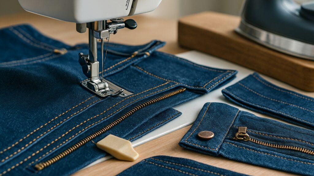 Como Costurar Jeans de Maneira Fácil guia completo, do corte ao acabamento