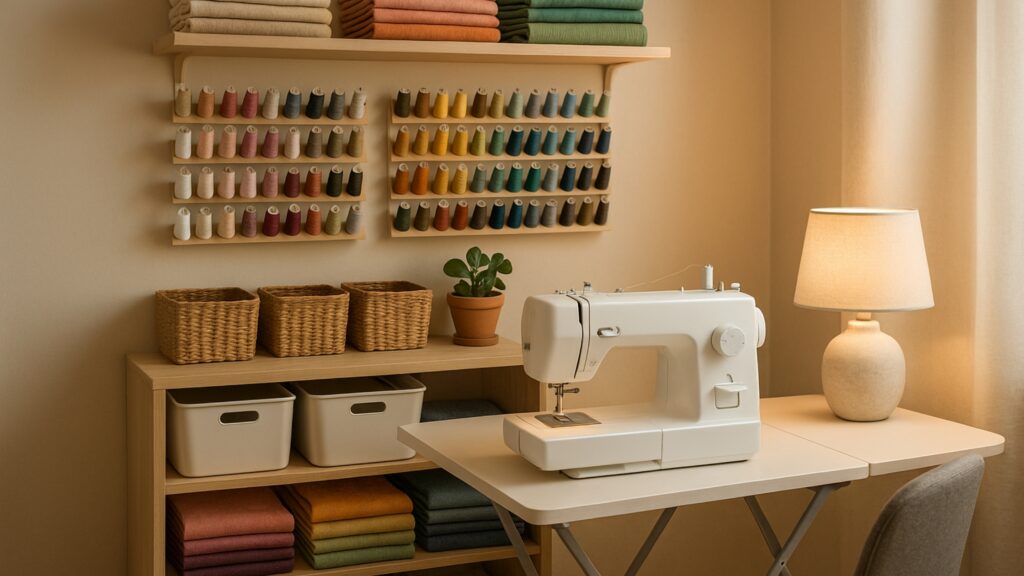 Como Montar um Ateliê de Costura com Pouco Espaço (1)