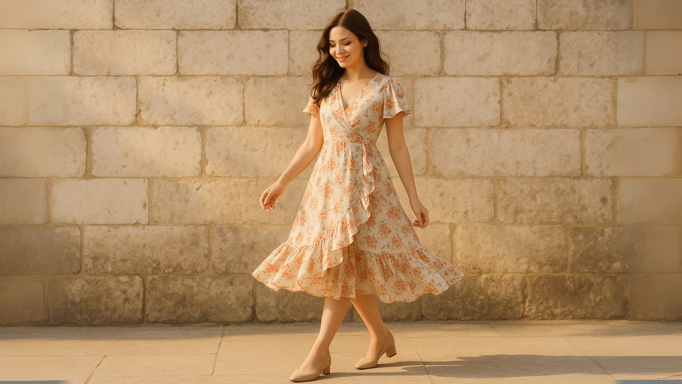 Como escolher o tecido ideal para vestidos com babado