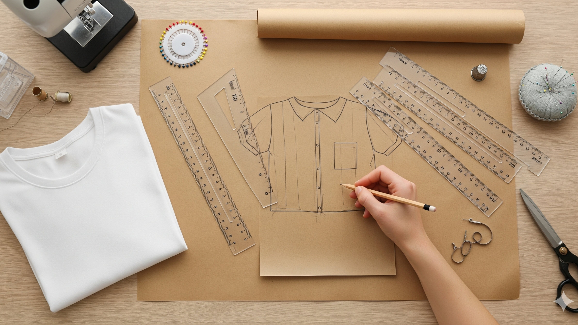 Como fazer o molde da blusa manga japonesa