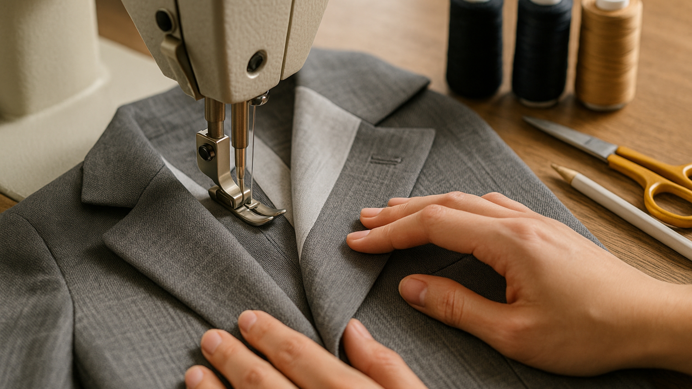 Dicas para costurar peças de alfaiataria