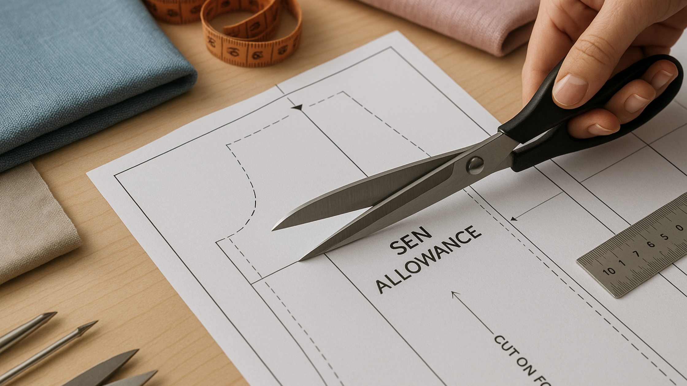 Erro 3 – Ignorar as margens de costura