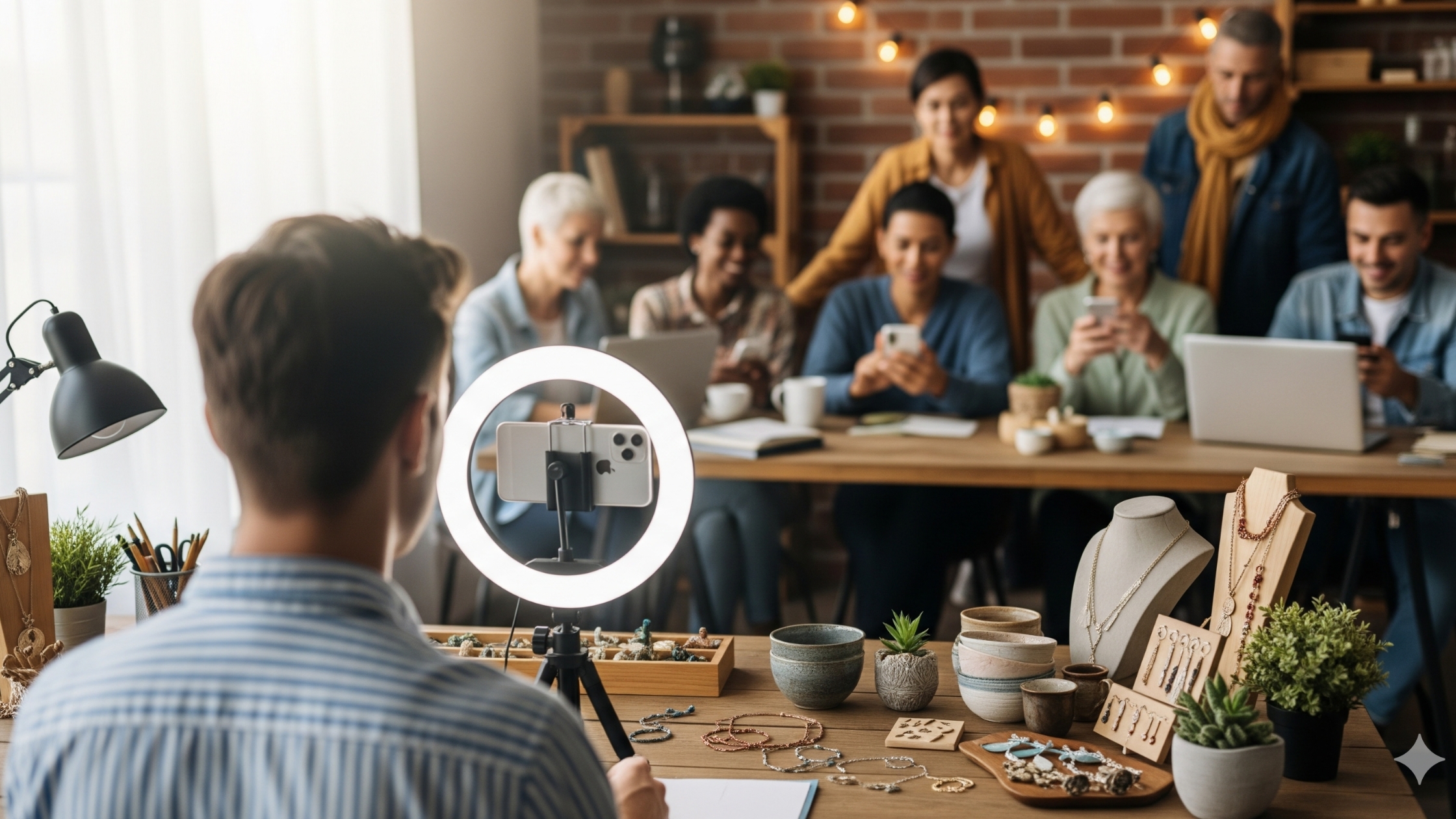 Faça lives e eventos exclusivos