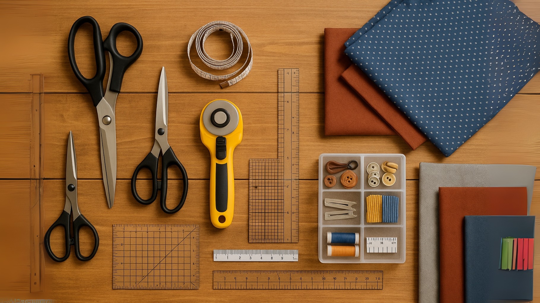 Kit básico de corte e medição