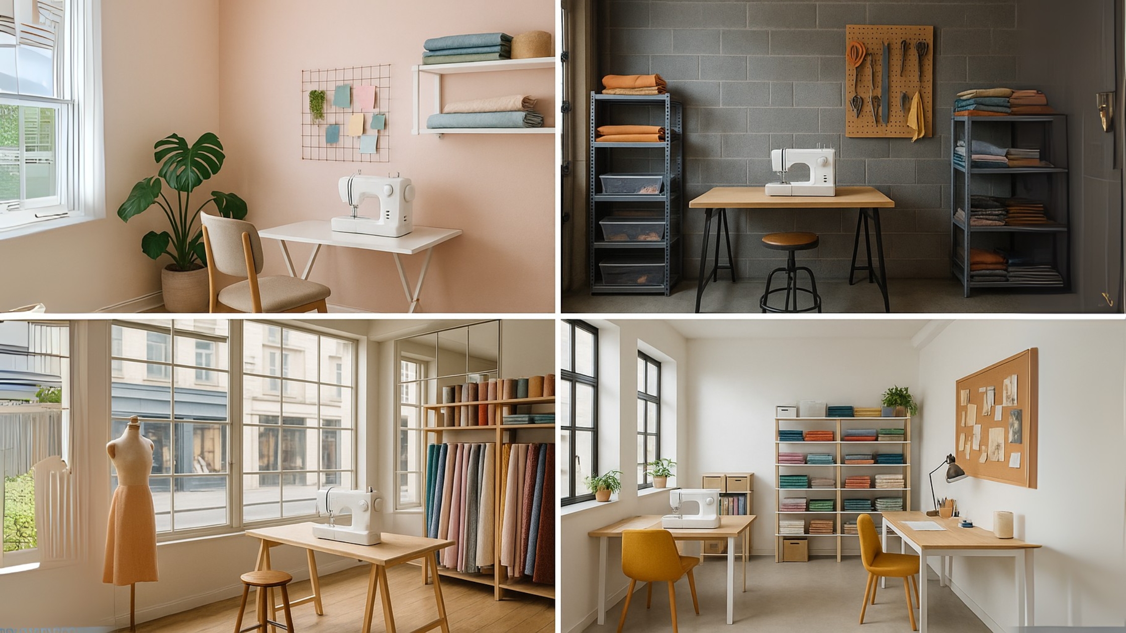 Locais ideais para montar um ateliê de costura