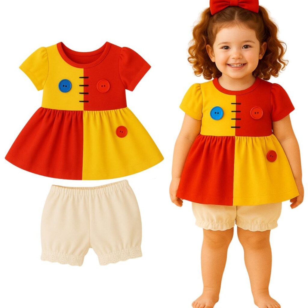 MOLDE EM PDF FANTASIA EMILIA INFANTIL REF 4481 - GRADE 1 A 14 ANOS