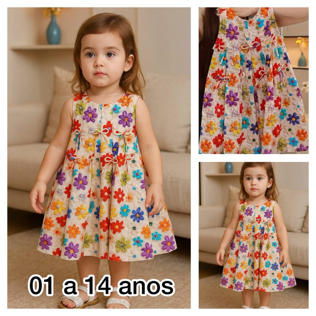 MOLDE EM PDF VESTIDO FLOR -FLOR