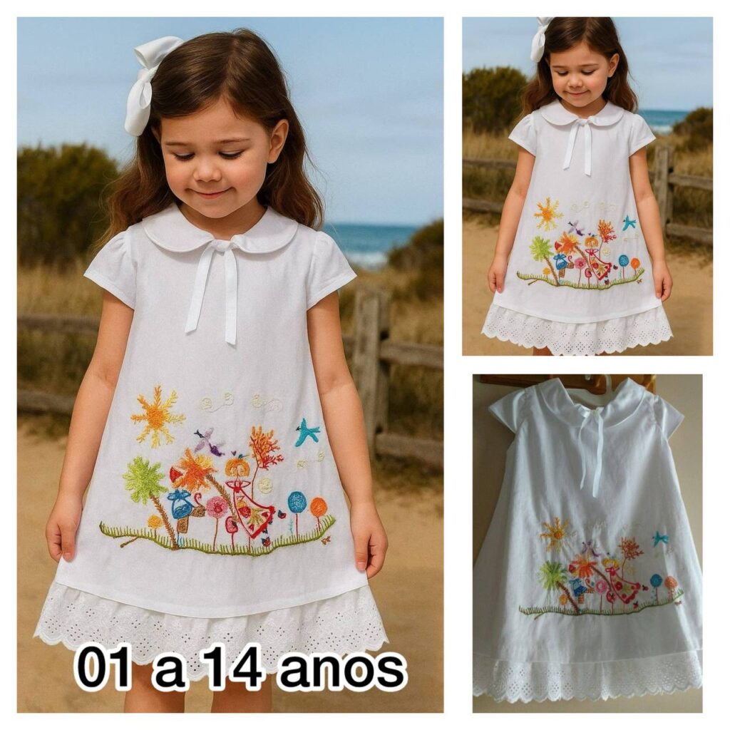 MOLDE EM PDF VESTIDO INFANTIL BALÃO