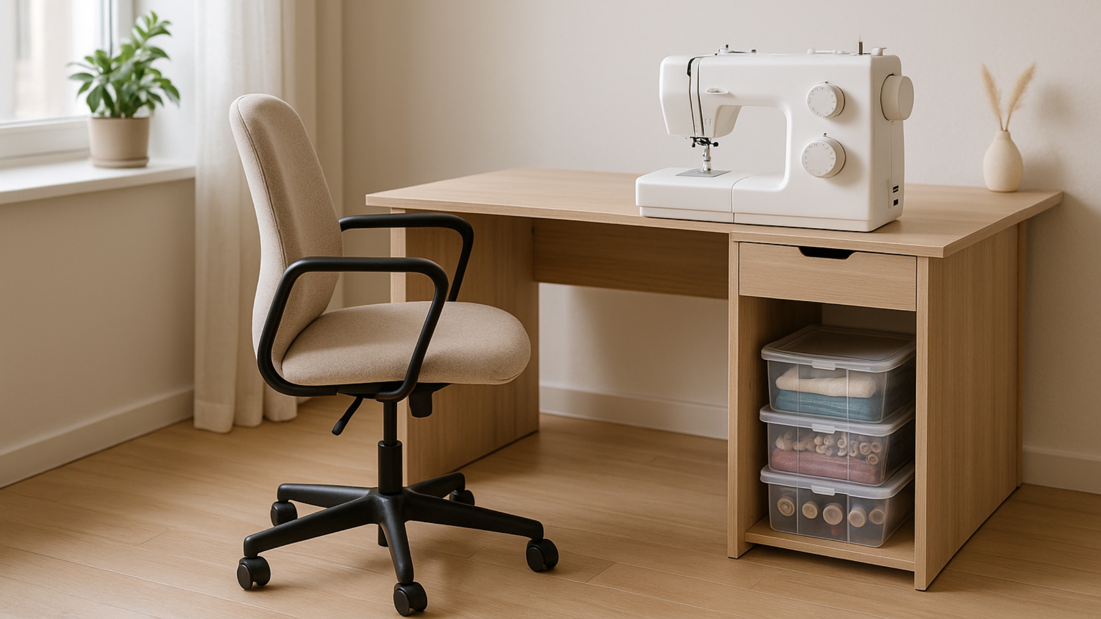 Mesa e cadeira adequadas