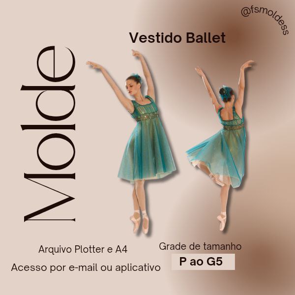 Molde Vestido Ballet