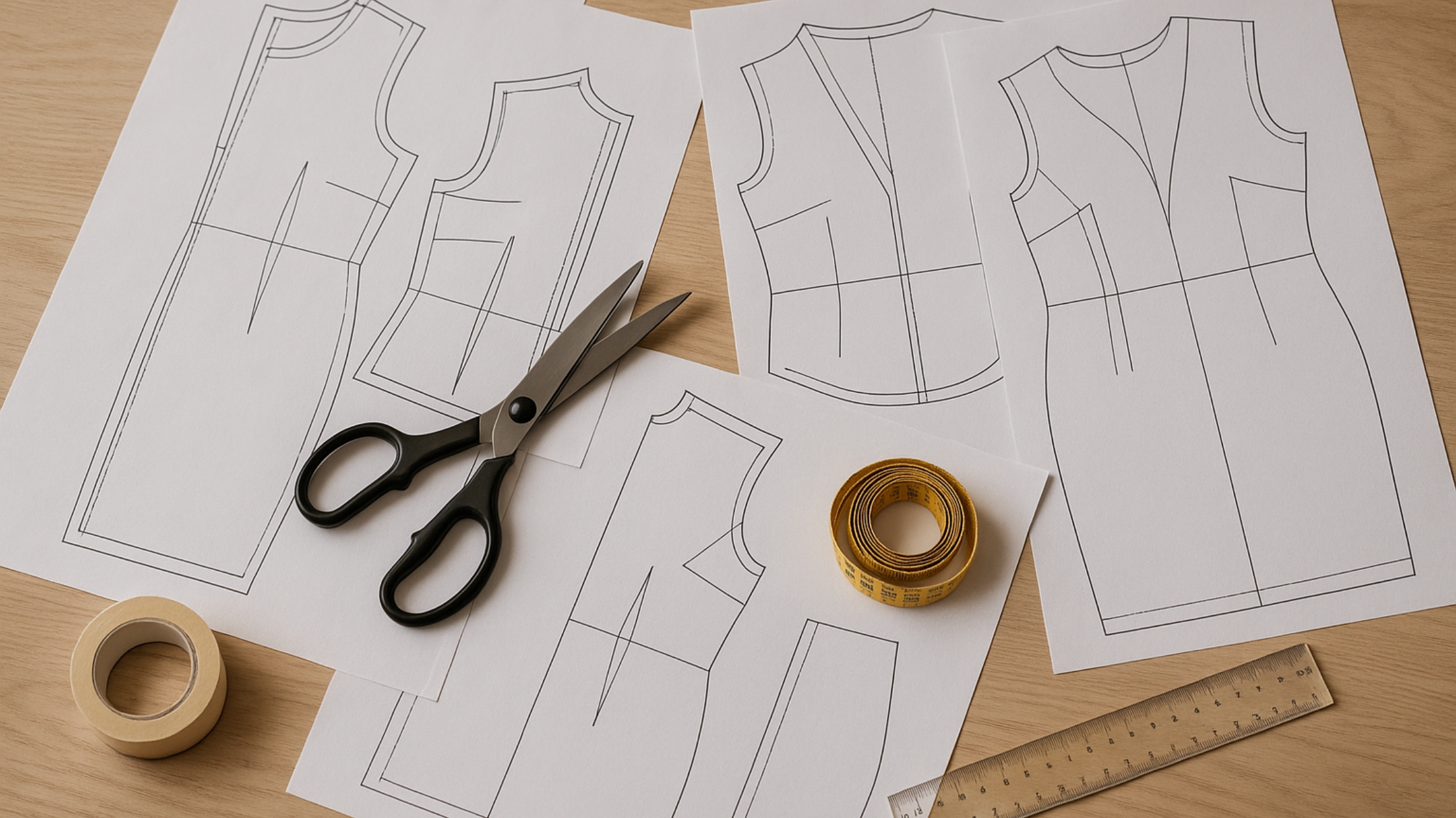 O que é o molde em PDF moda social feminino