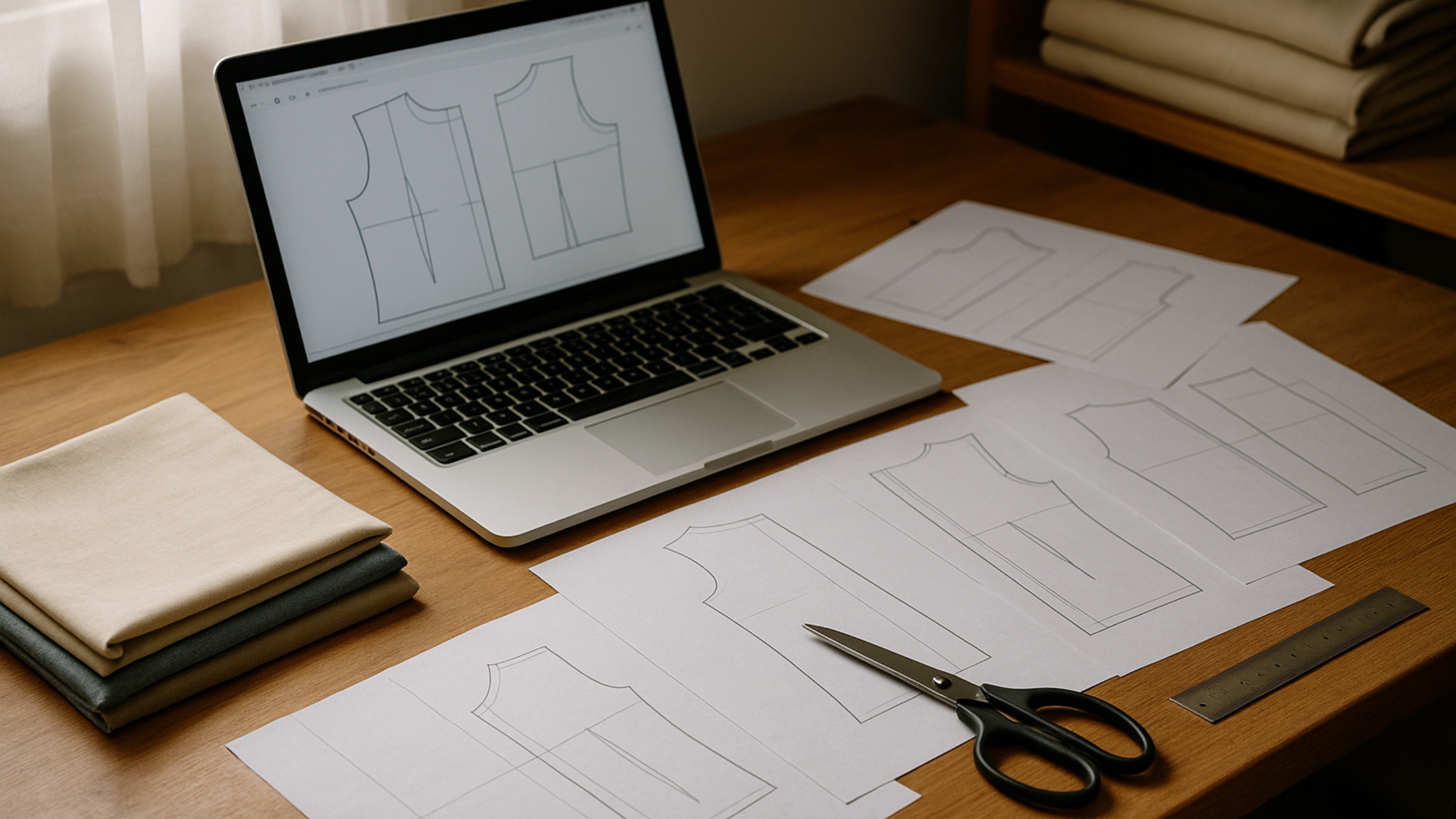 O que são moldes em PDF e por que a impressão correta importa