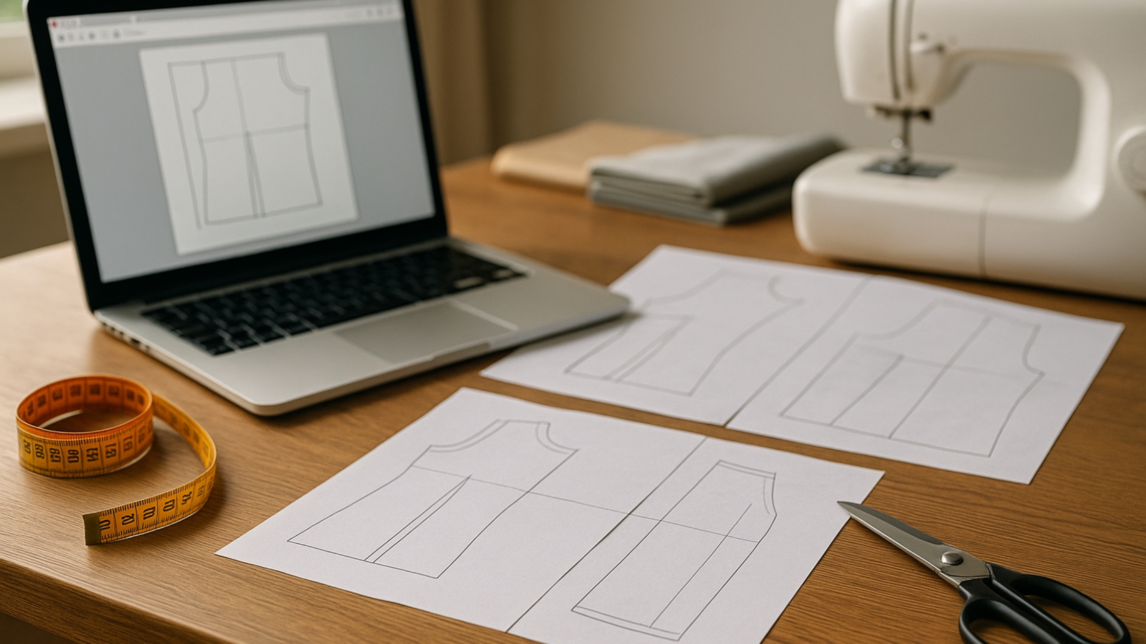 O que são moldes em PDF e por que imprimir corretamente