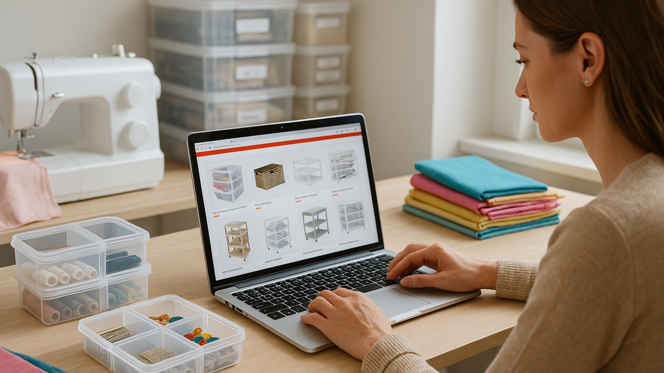 Onde comprar itens para organização de ateliês pequenos