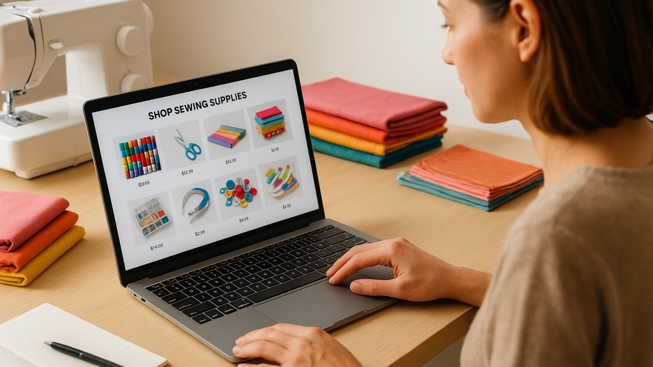 Onde comprar materiais básicos para costura