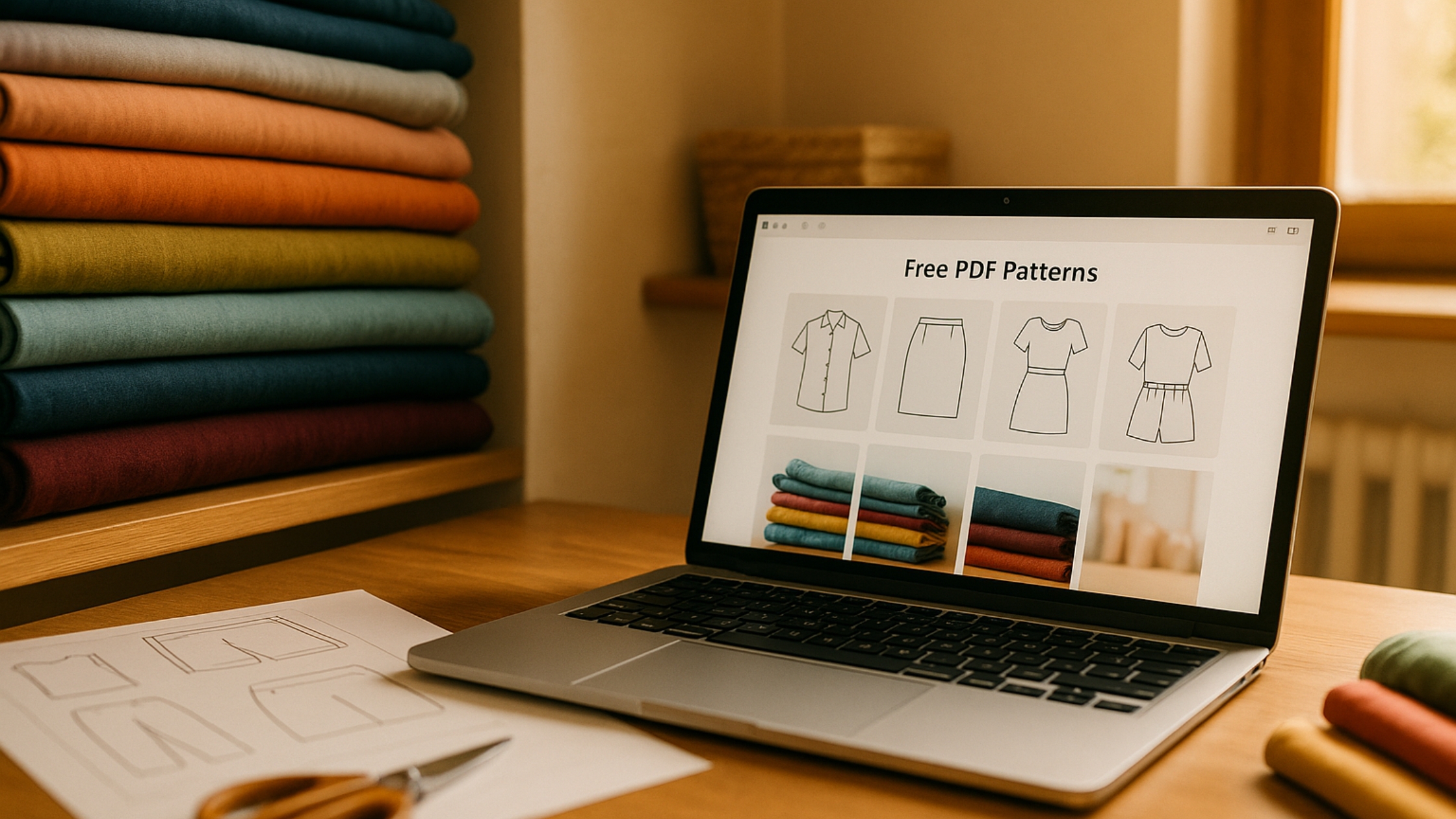 Onde encontrar moldes em PDF gratuitos