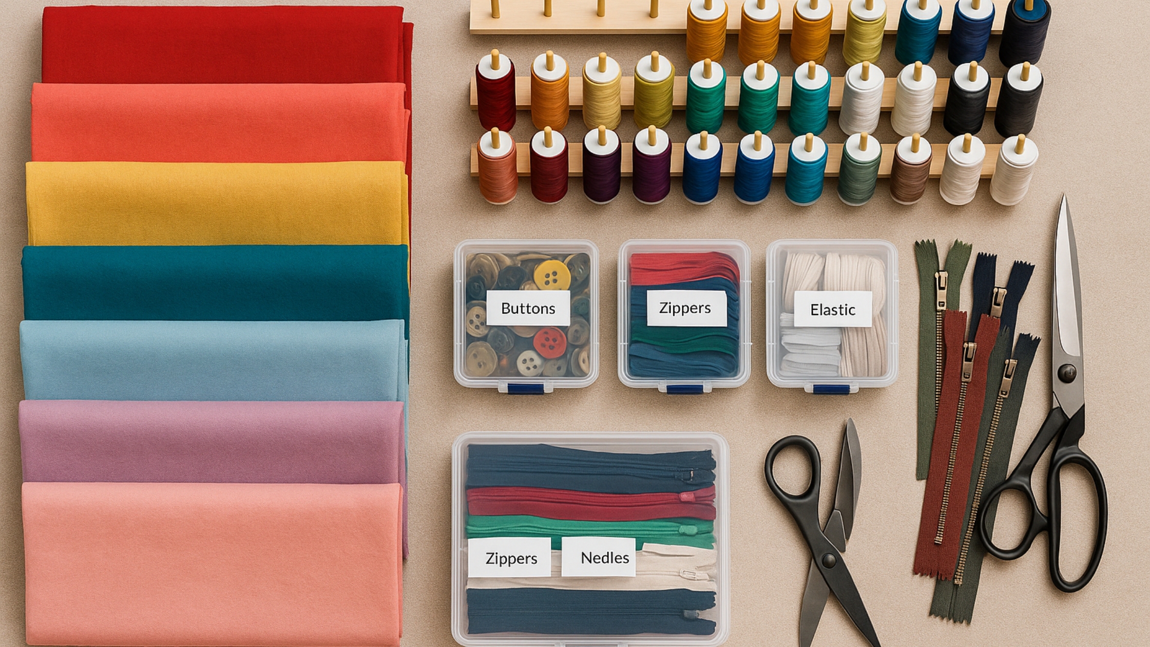 Organização de Tecidos e Aviamentos