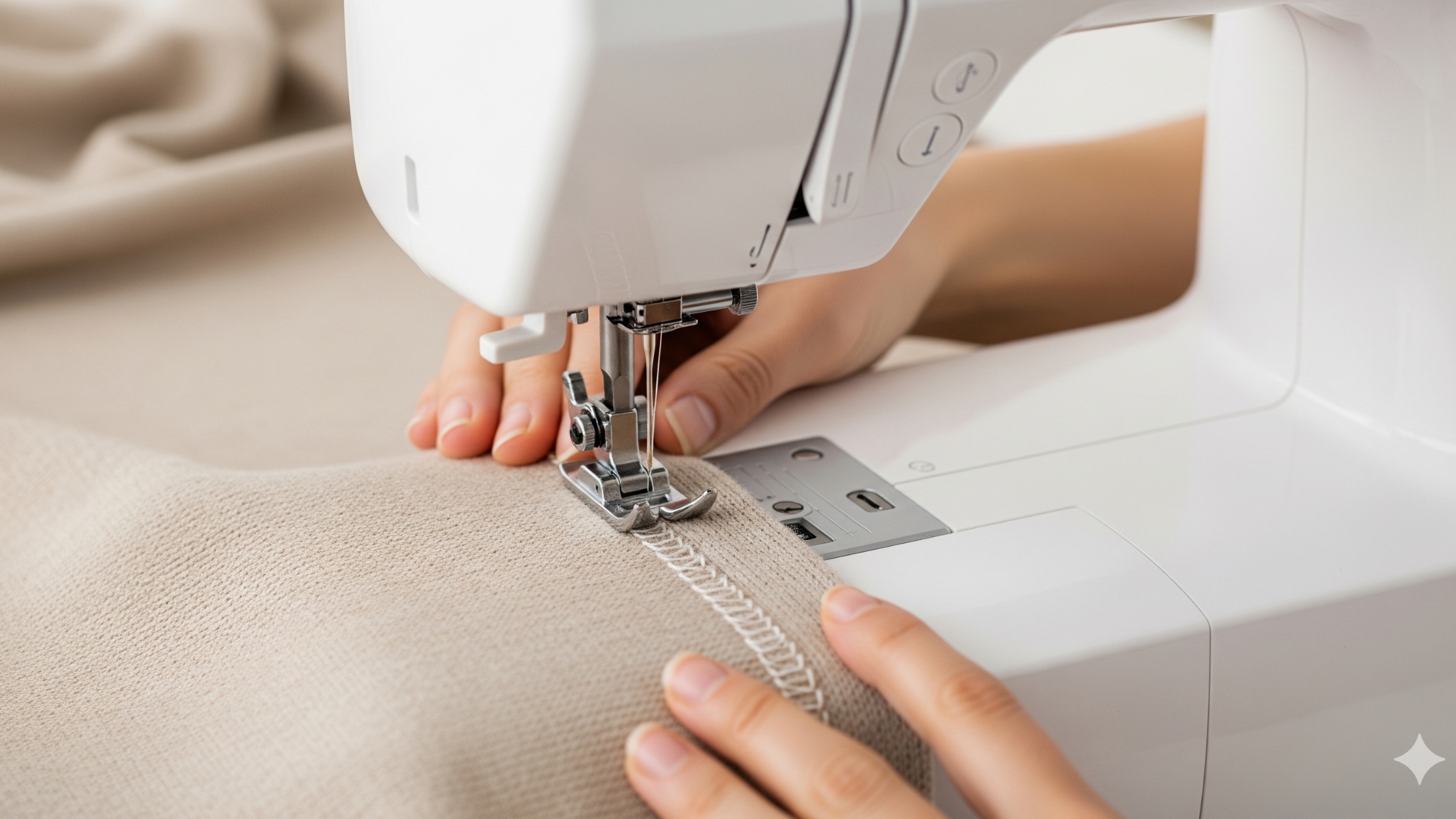 Passo a passo para costurar malha na máquina doméstica