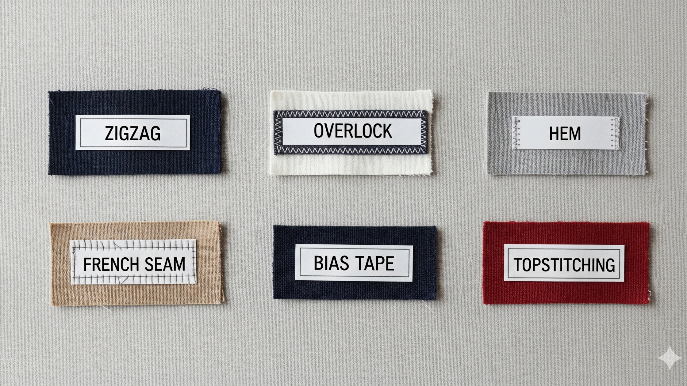 Principais tipos de acabamentos de costura para iniciantes