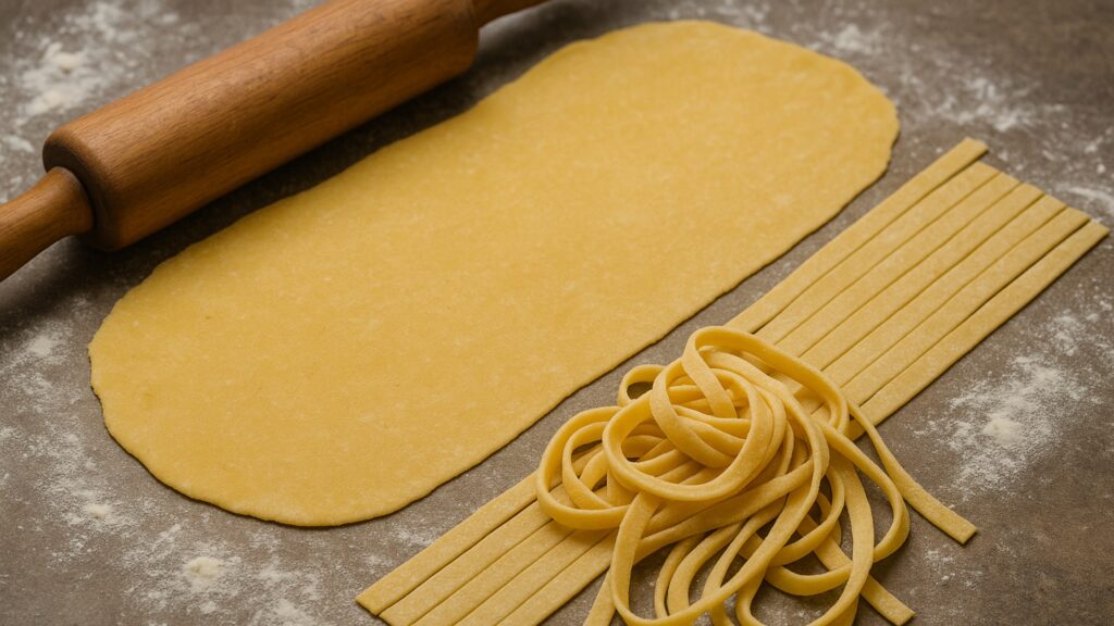 Receita de massa fresca caseira