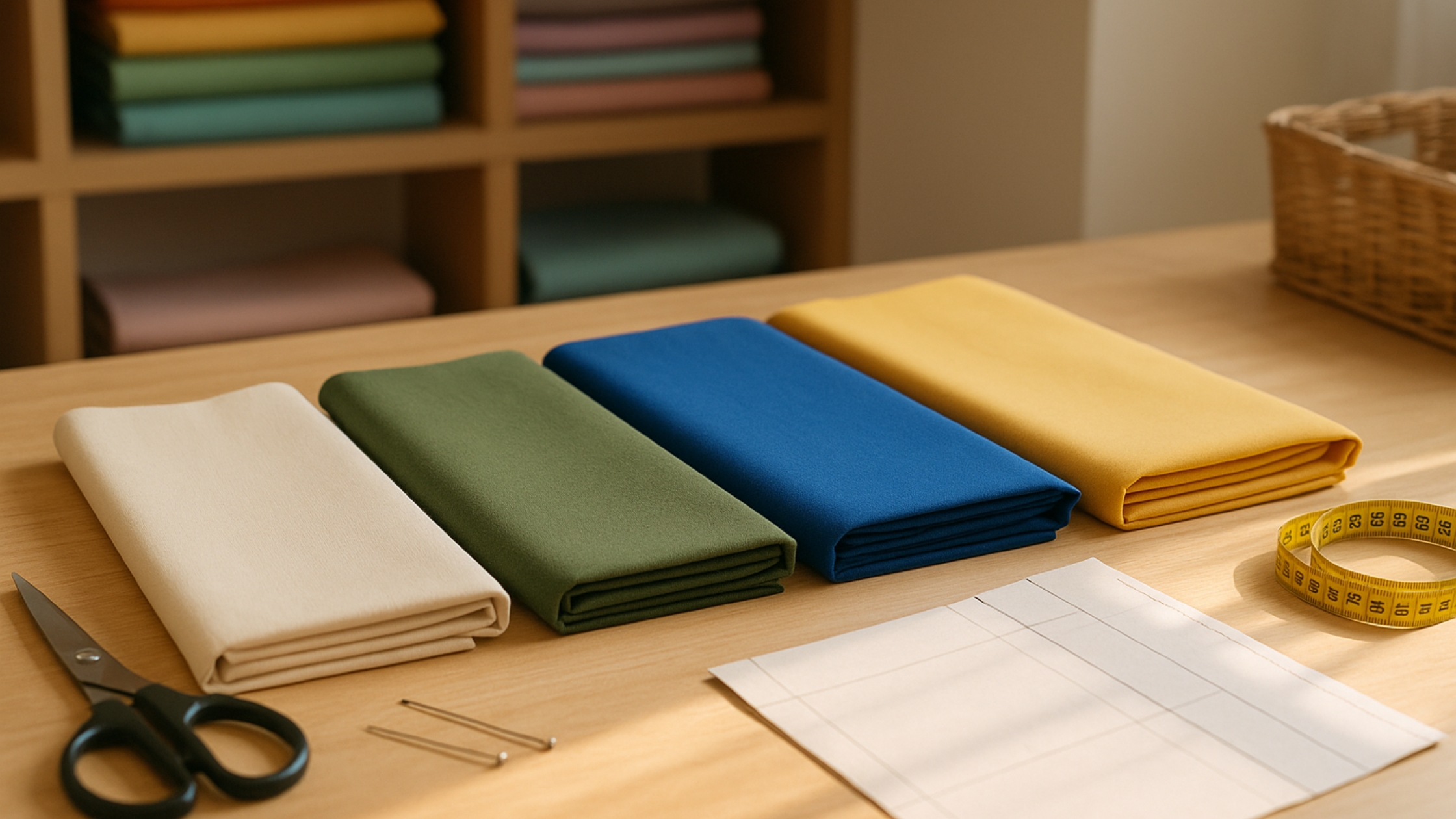 Tecidos mais indicados para iniciantes