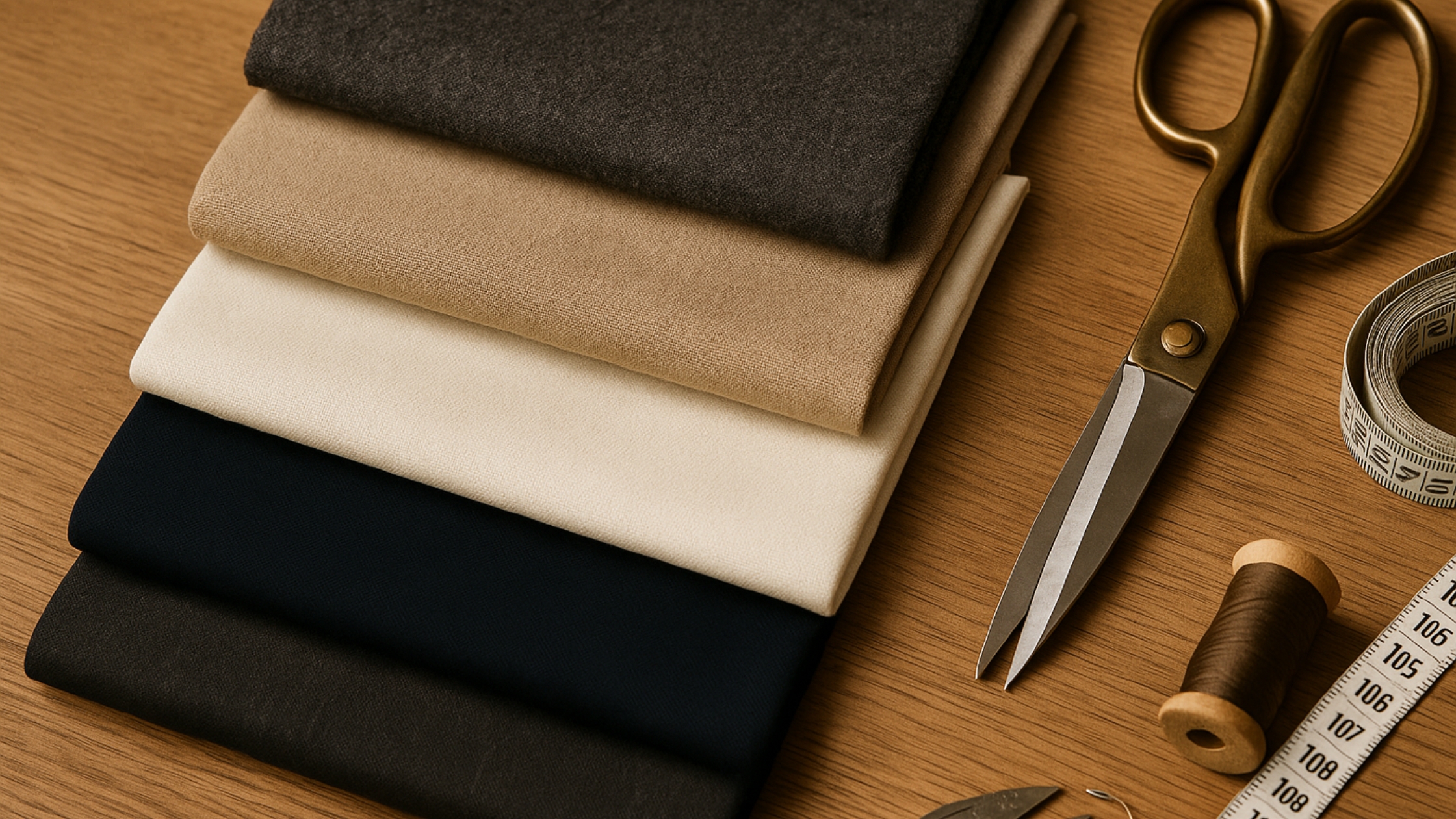 Tecidos mais usados na alfaiataria