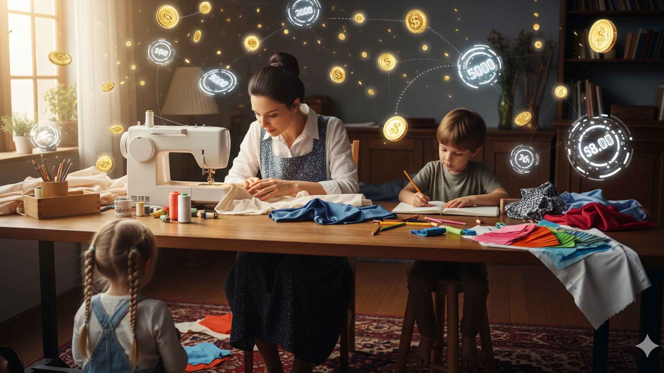 Valor do Bolsa Família para costureira