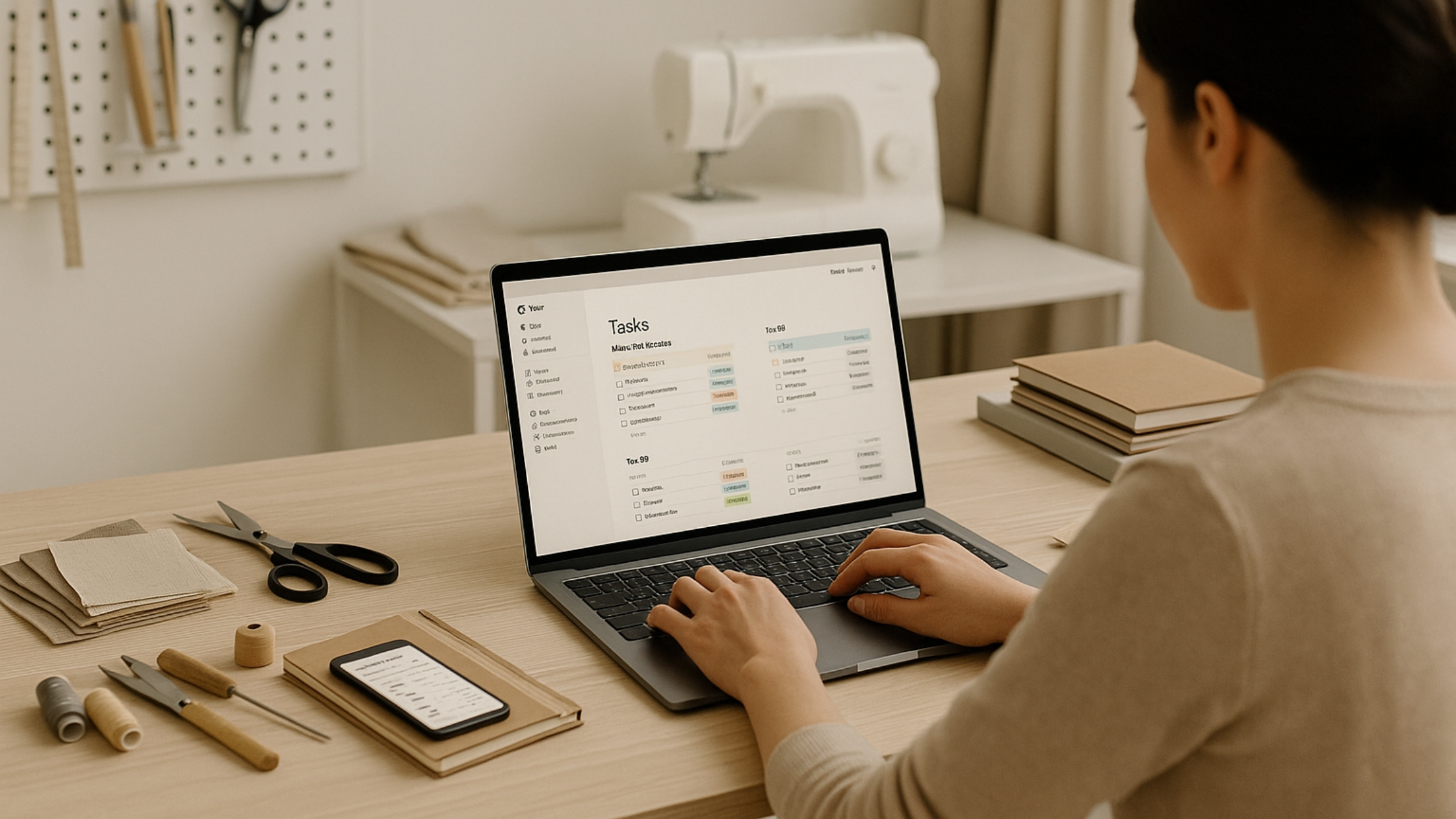 5. Notion — Controle Completo do Ateliê