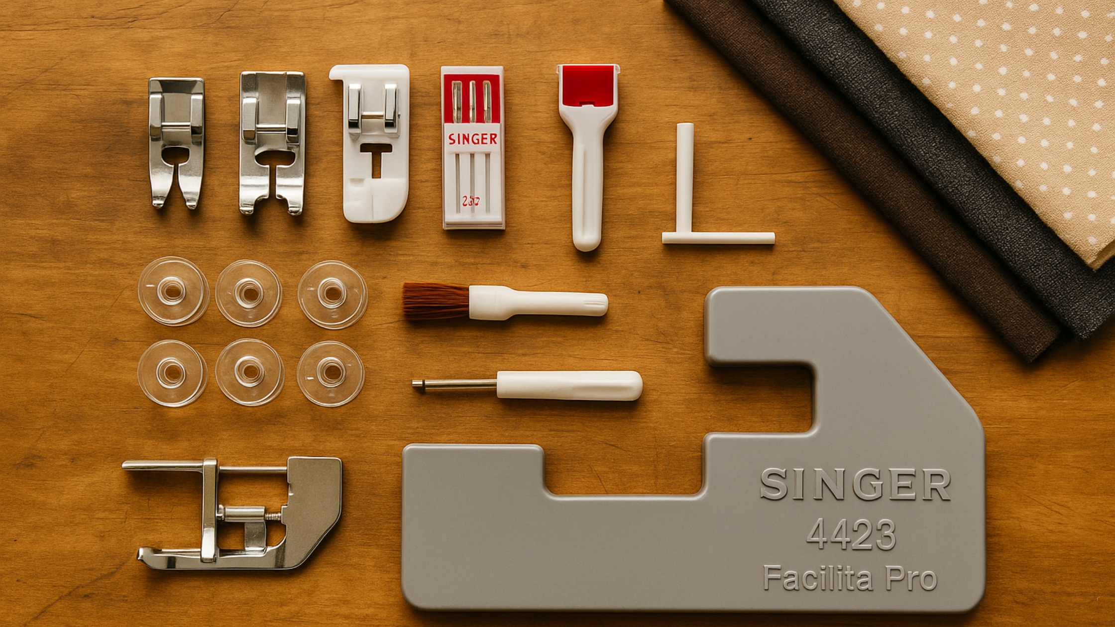 Acessórios que Acompanham a Singer 4423 Facilita Pro