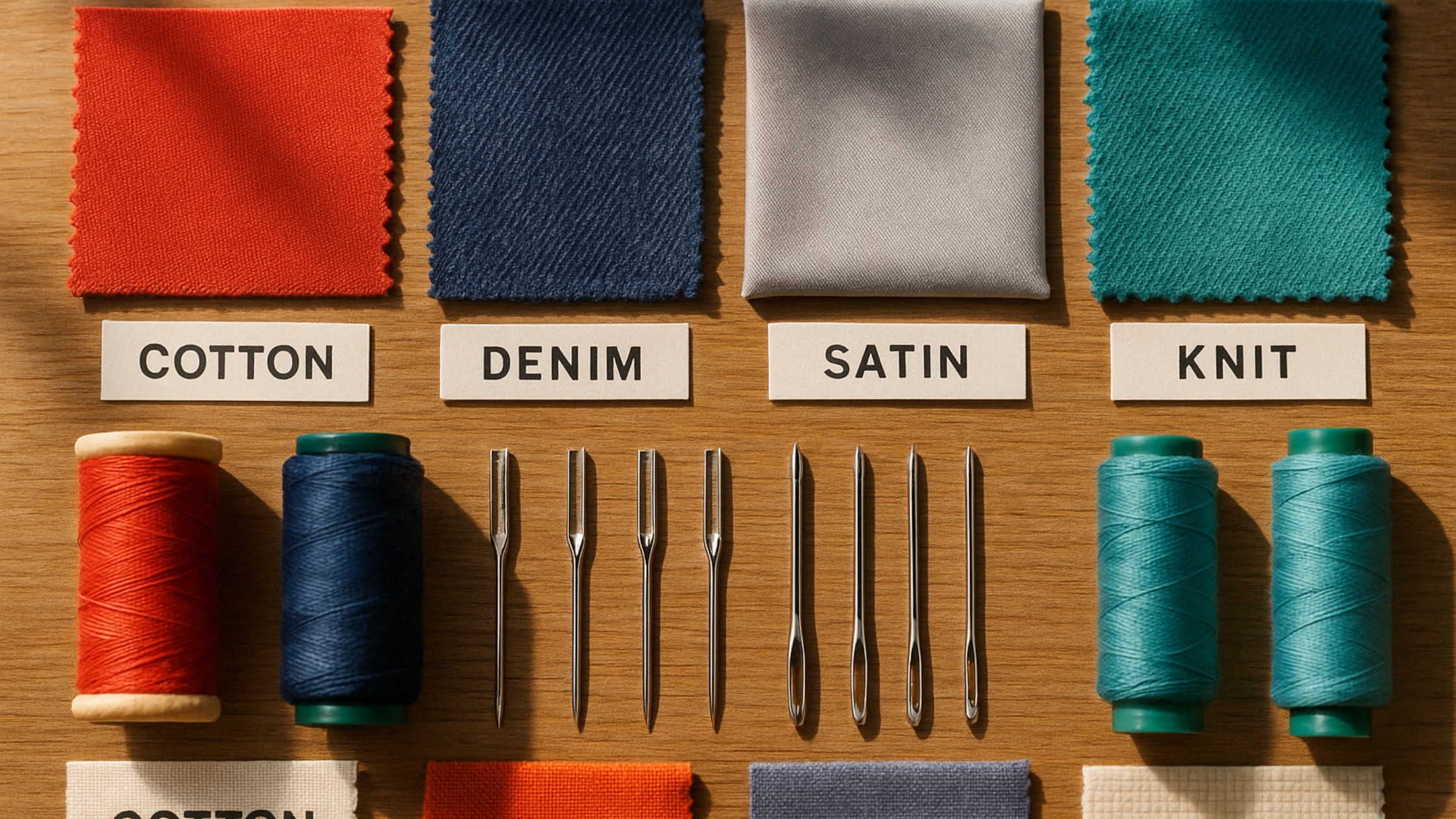 Agulhas Indicadas por Tipo de Tecido