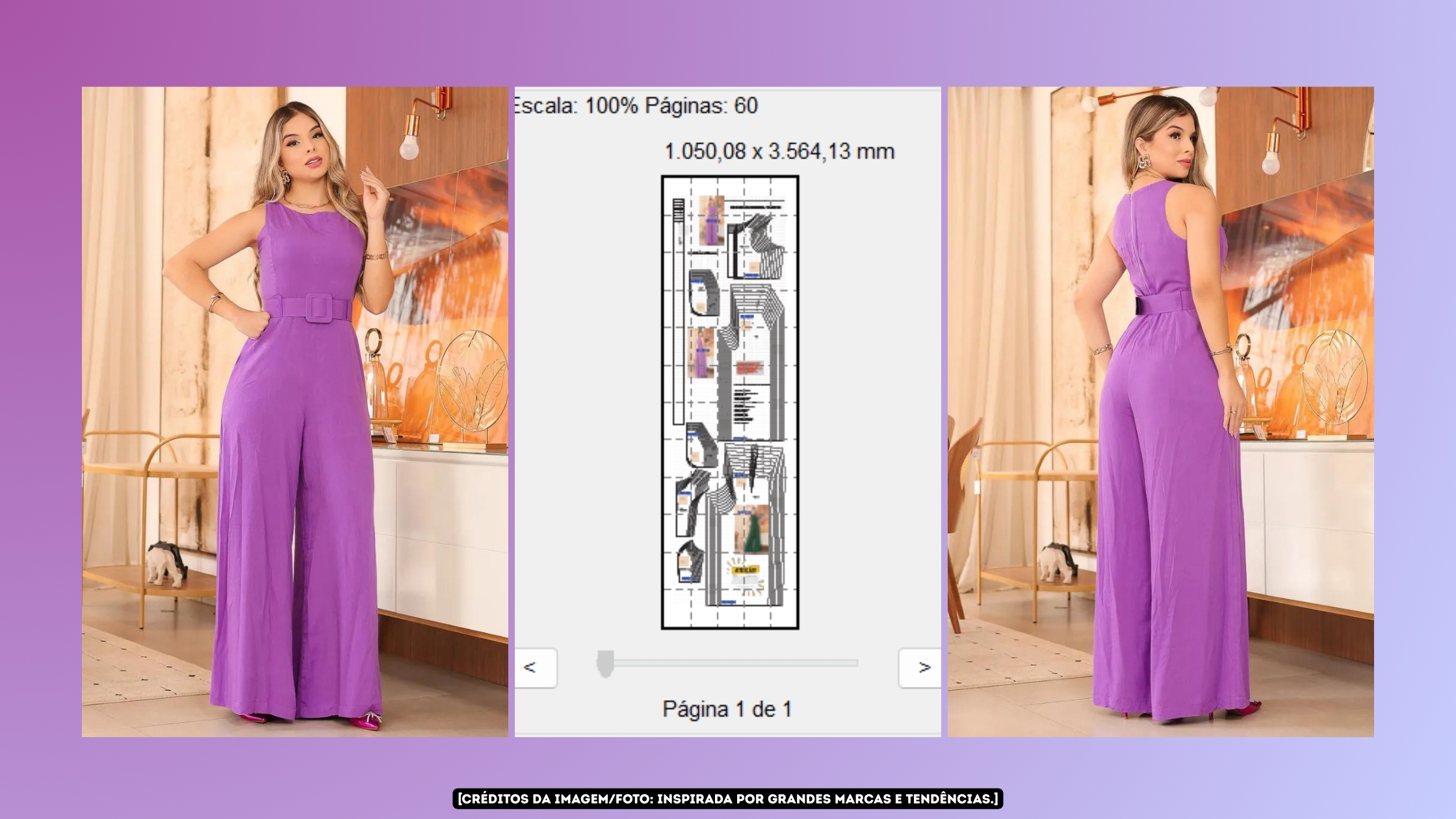 Banner Molde em PDF - Macacão Pantalona Yolanda