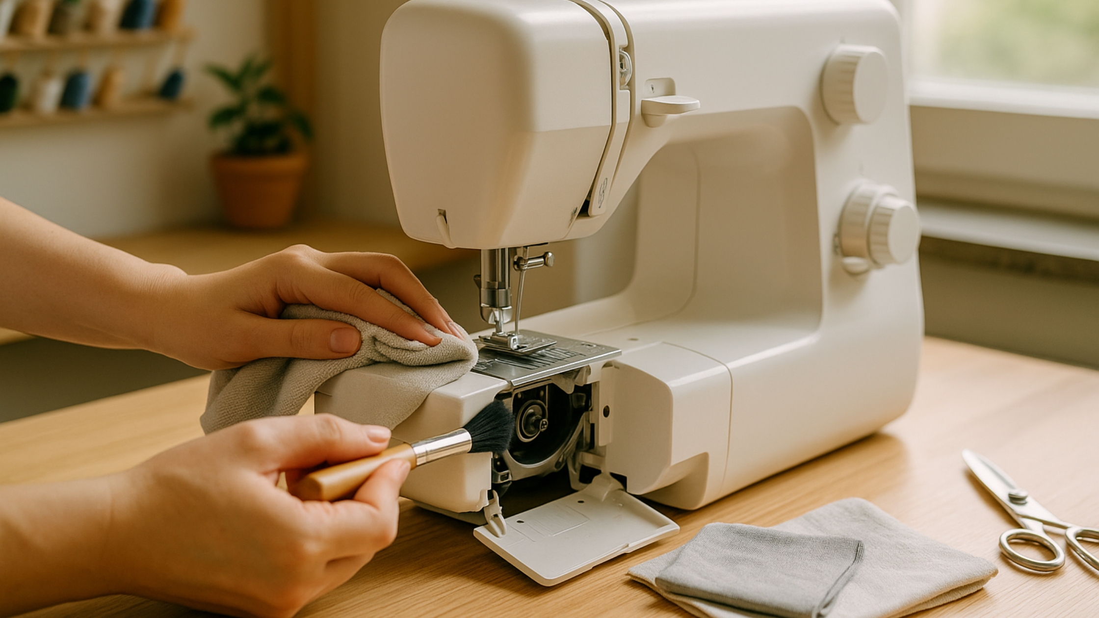 Cuidados Diários com a Máquina de Costura Doméstica