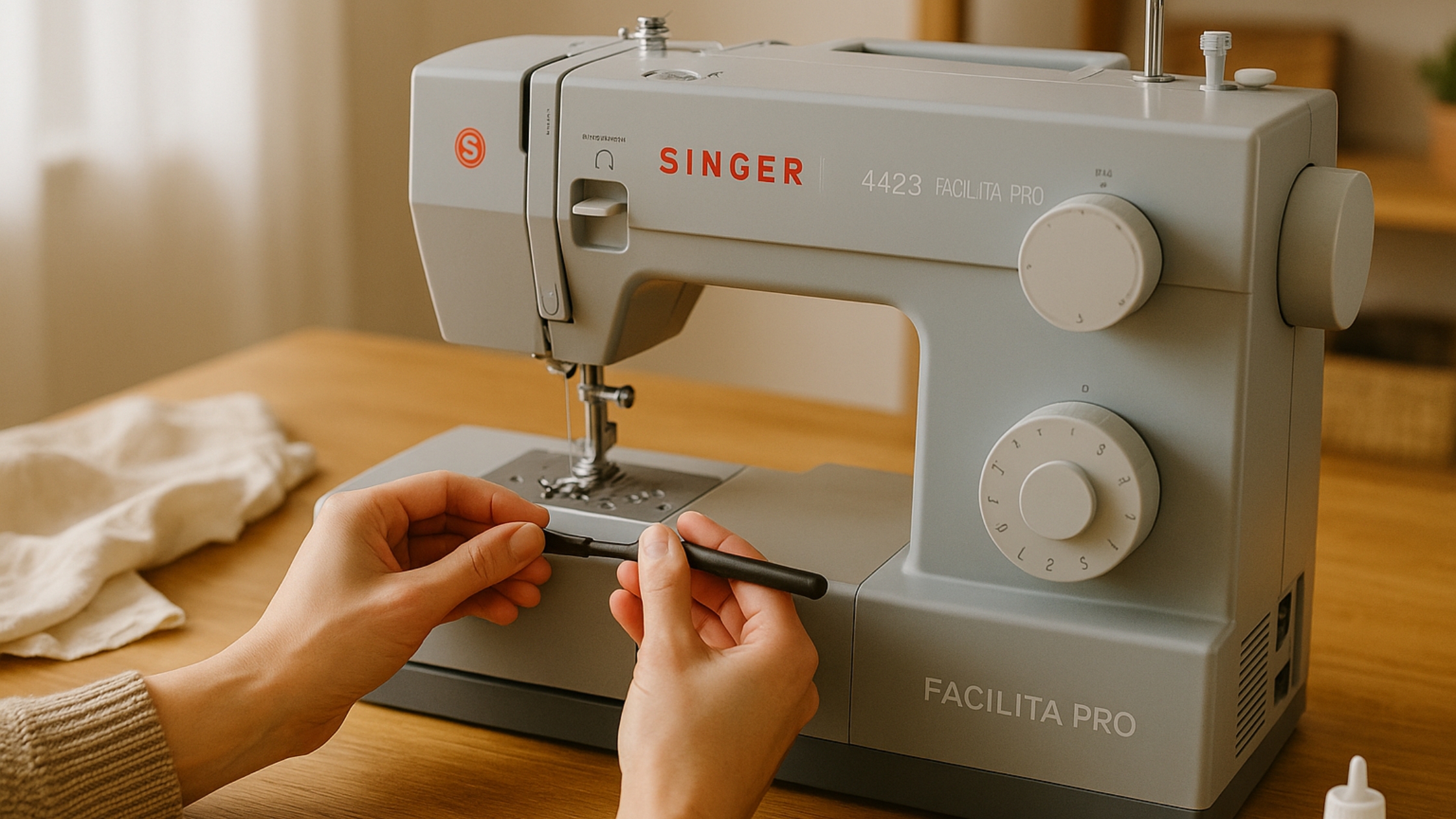 Cuidados e Manutenção da Singer 4423 Facilita Pro