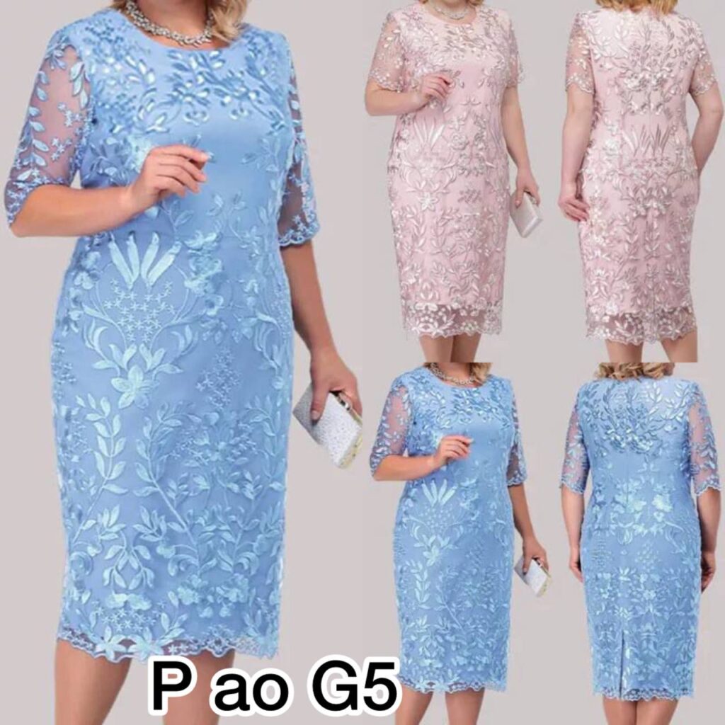 MOLDE EM PDF VESTIDO EM RENDA