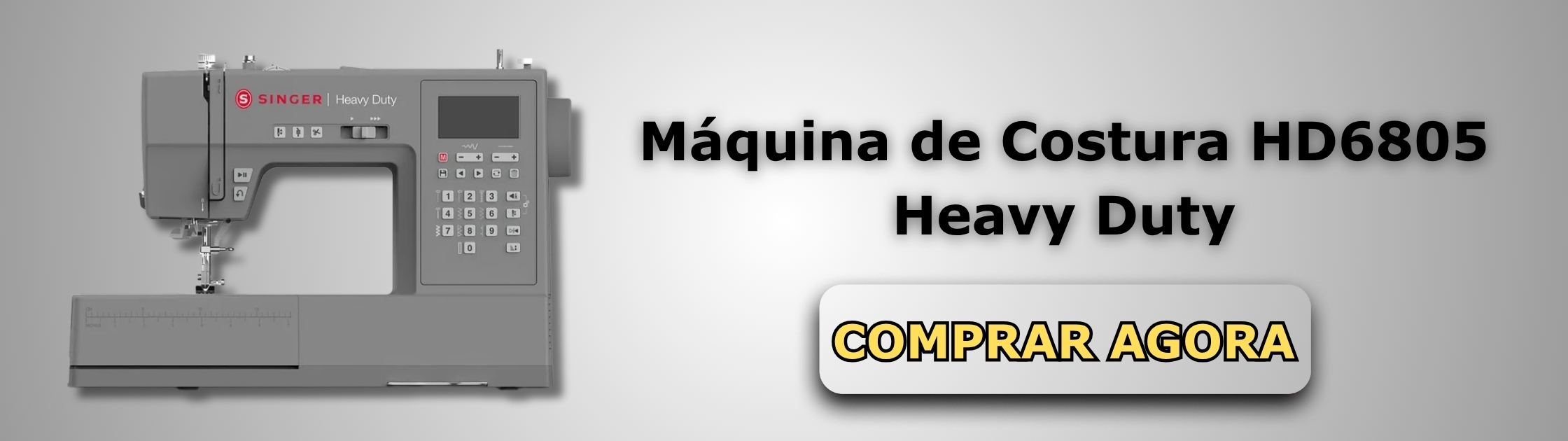 Máquina de Costura HD6805 Heavy Duty Banner de Vendas