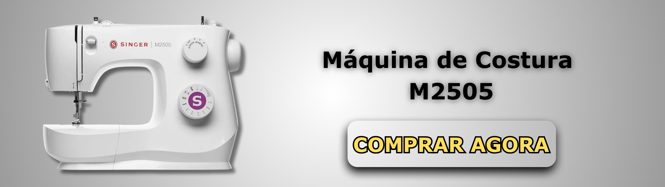 Máquina de Costura M2505 Banner de Vendas