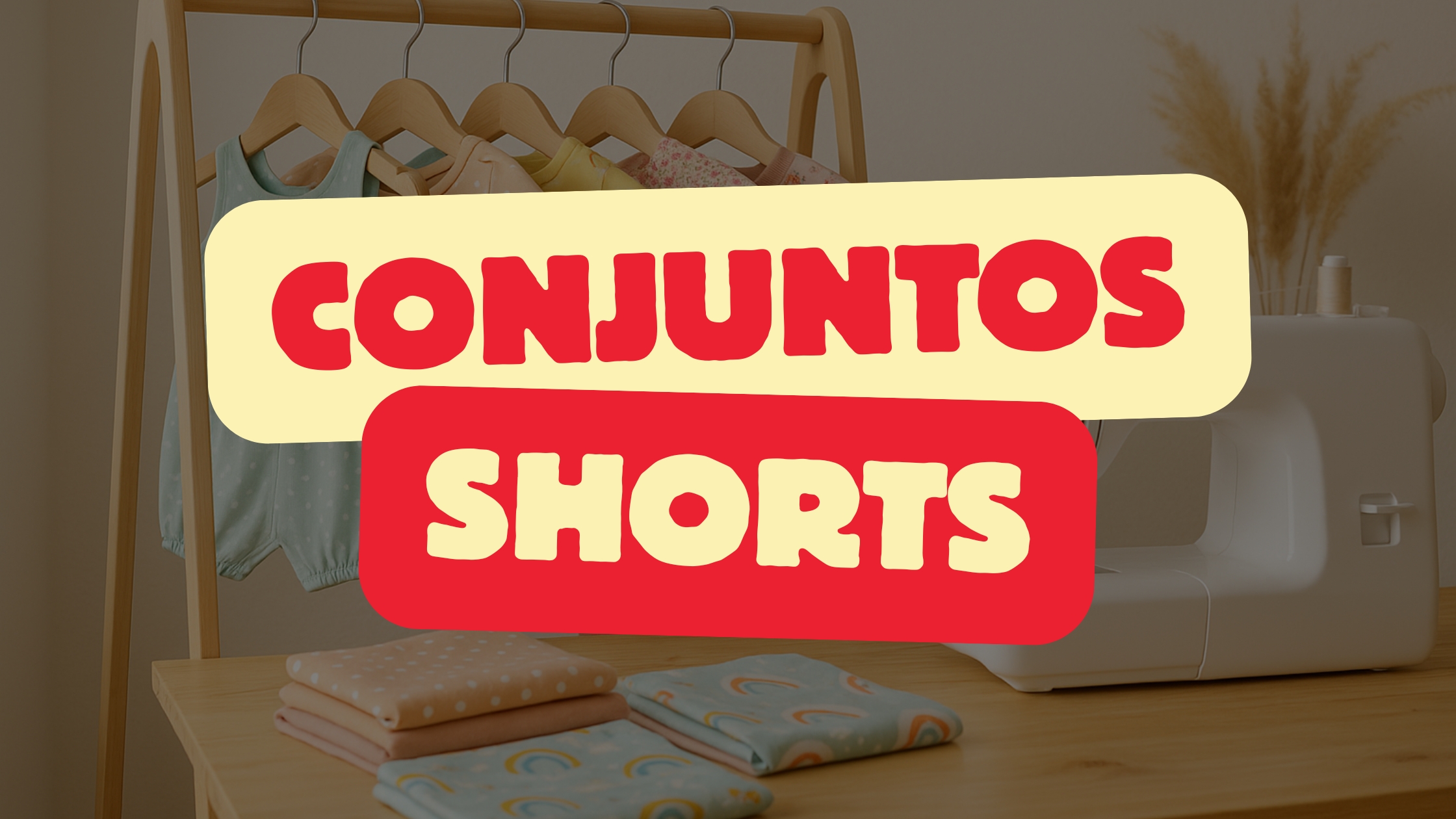 Moldes em PDF Conjuntos Infantis com Shorts Do RN ao 14 anos