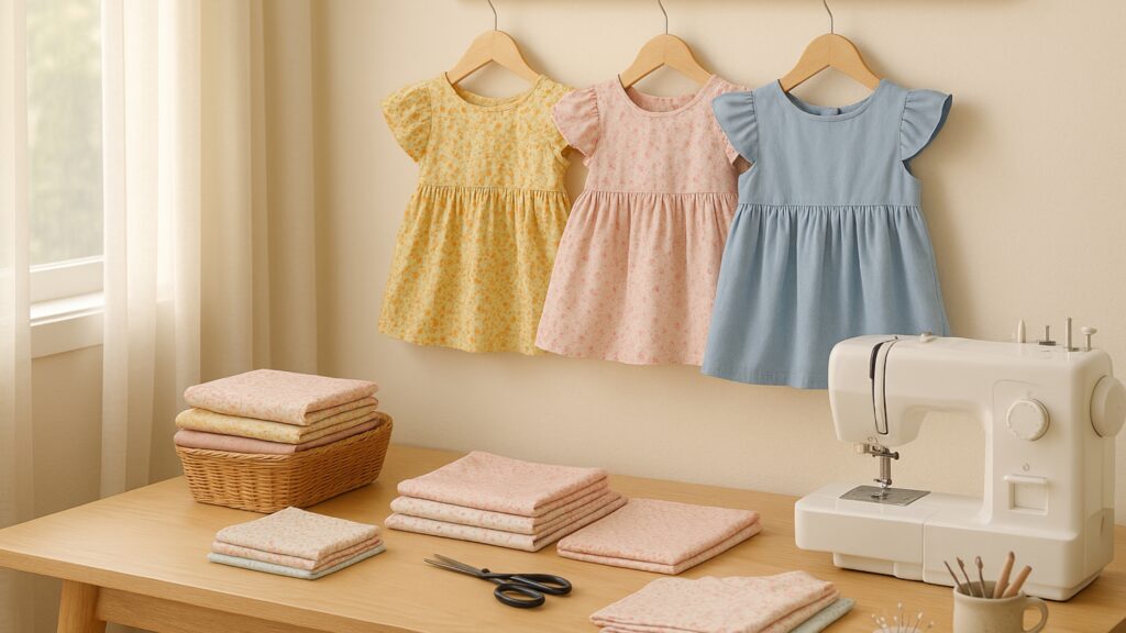 Moldes em PDF Vestidos Infantis Do RN ao 14 anos