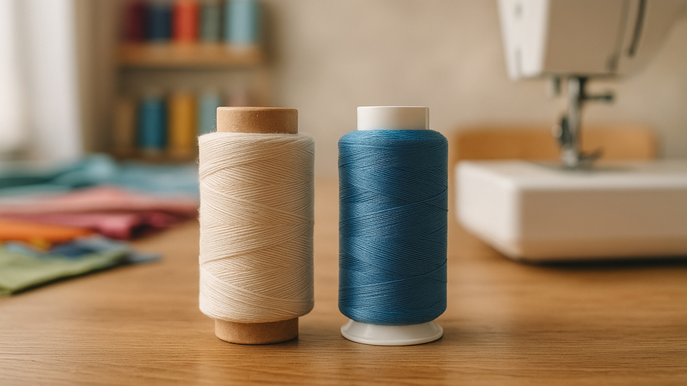 O Que São as Linhas de Poliéster e Algodão