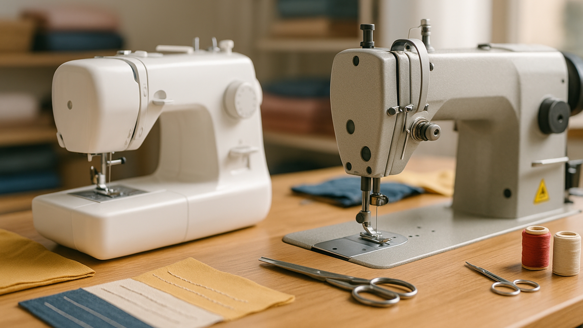 Principais Diferenças entre Máquinas Domésticas e Industriais