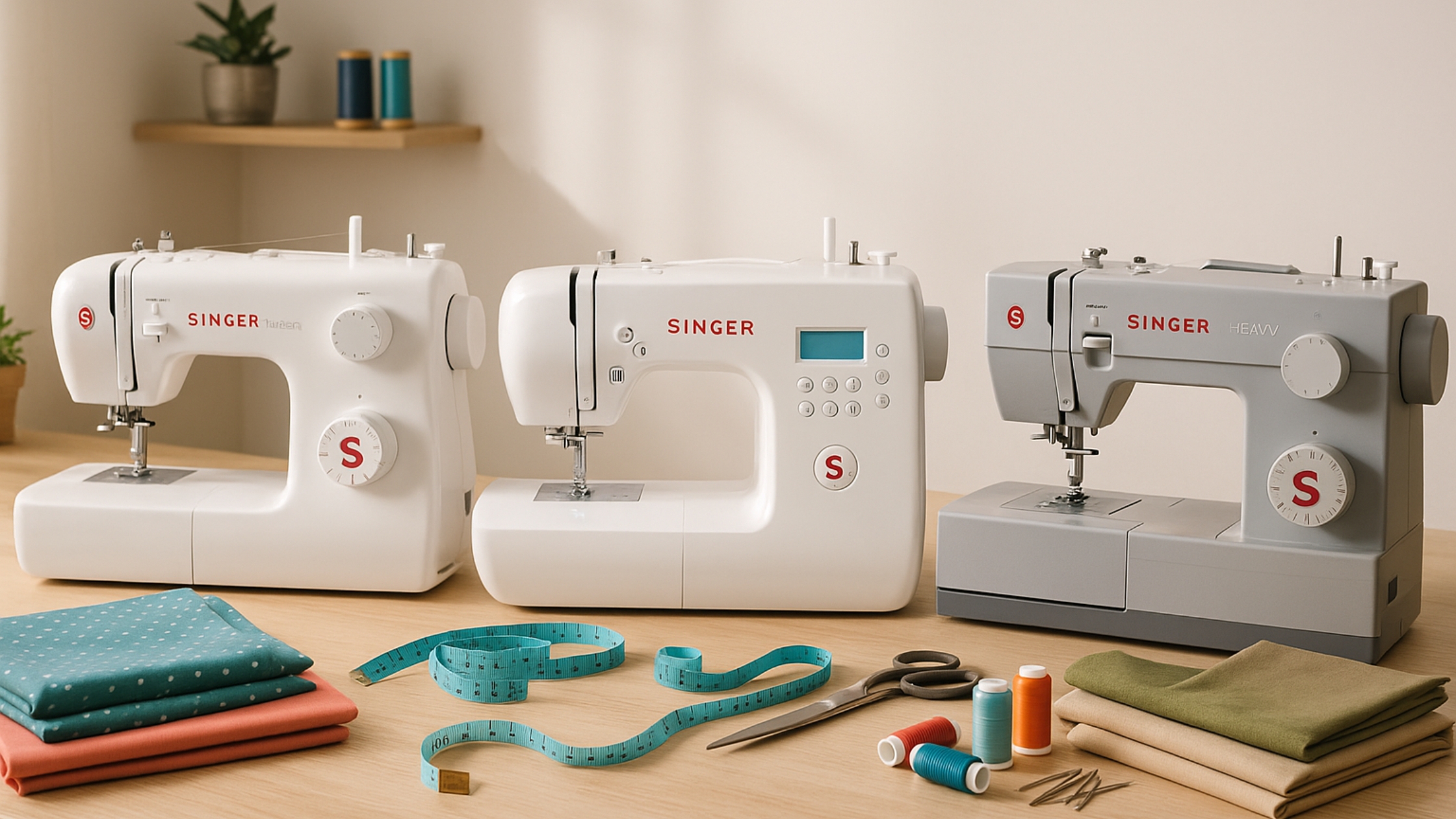Tipos de Máquinas de Costura Singer Domésticas